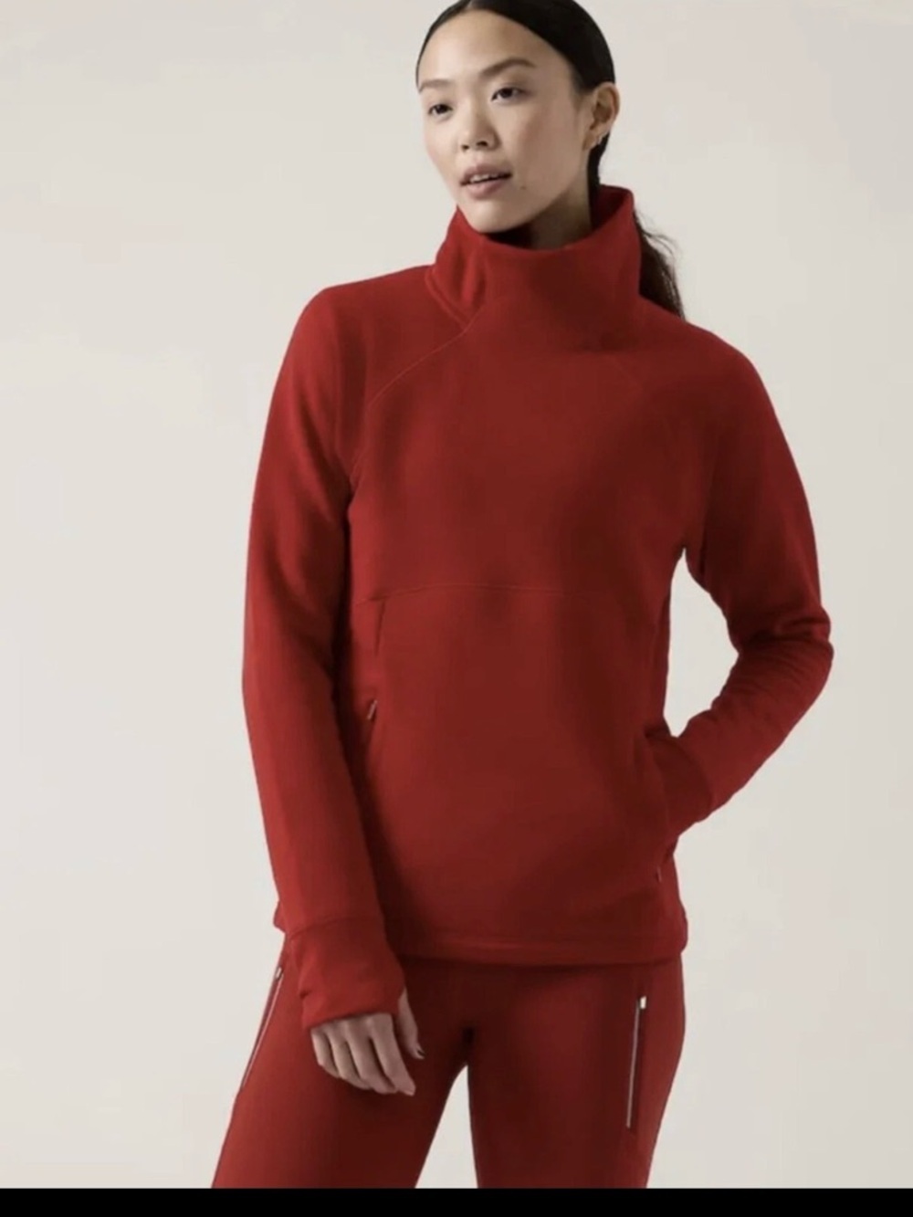 Athleta polar tech Funnel Neck Sweatshirt